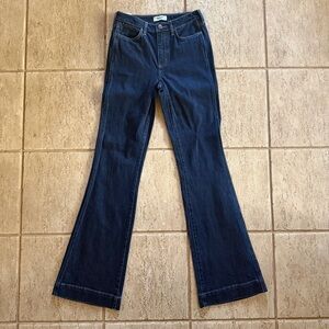 Wrangler Retro Women’s 27x36 Bailey Flare Jeans Dark Wash Trousers NWT Western